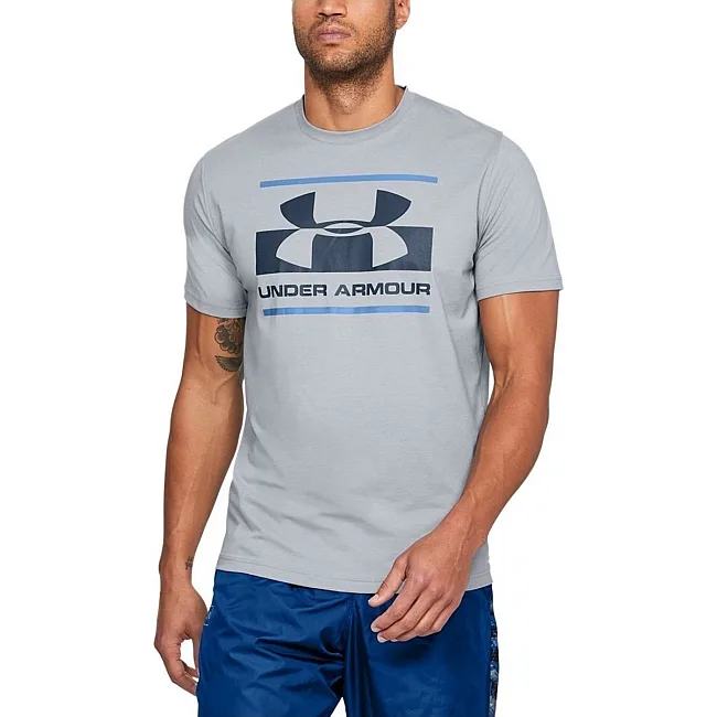 Футболка Under Armour Blocked Sportstyle Logo Gray