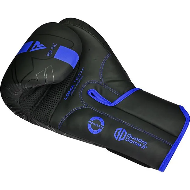 Перчатки детские для бокса RDX F6 Kara Blue