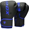 Перчатки детские для бокса RDX F6 Kara Blue