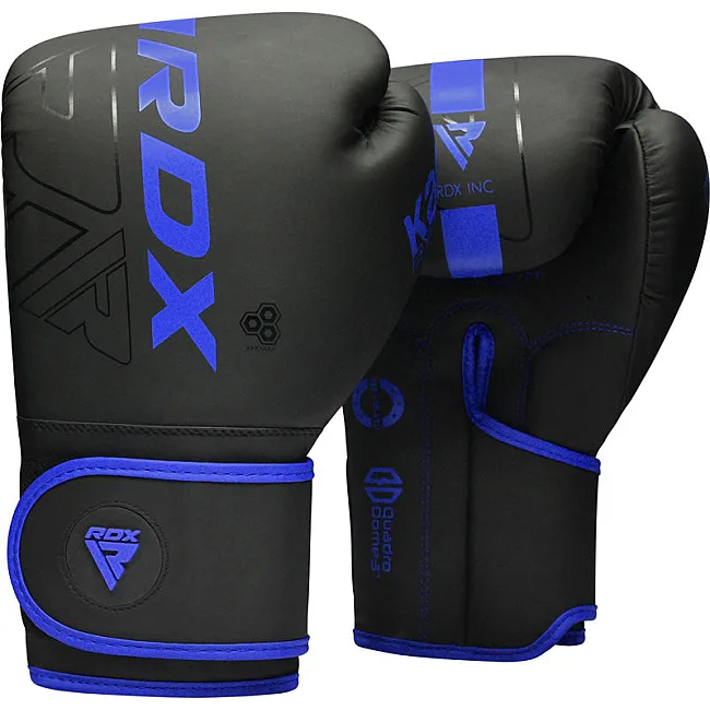 Перчатки детские для бокса RDX F6 Kara Blue