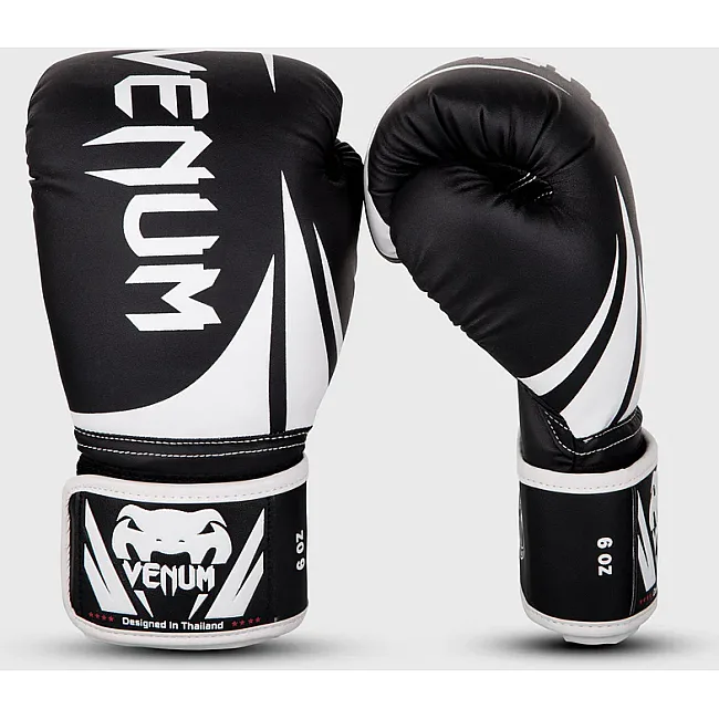 Перчатки детские для бокса VENUM Challenger 2.0 Black White
