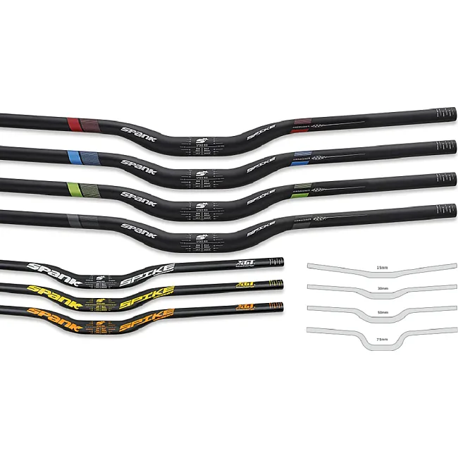 Руль на велосипед SPANK SPIKE 800 Vibrocore™ Ltd Edition, 50R Black