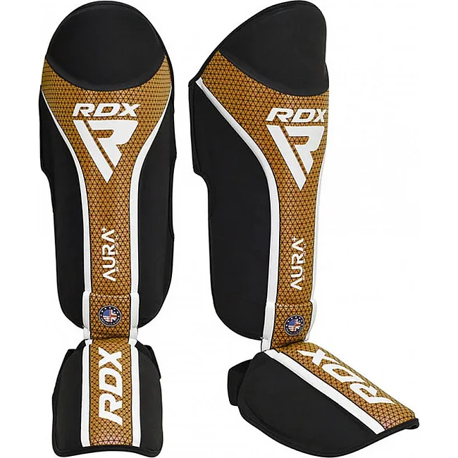 Щитки для захисту ніг RDX T17 Aura Gold
