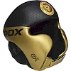Шлем для бокса RDX L1 Mark Pro Cheek Boxing Training Golden