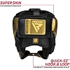 Шлем для бокса RDX L1 Mark Pro Cheek Boxing Training Golden