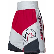 Шорты для бокса Rival Red Black White