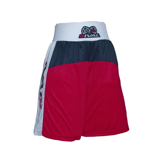 Шорты для бокса Rival Red Black White