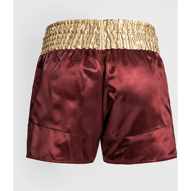 Шорты для Муай Тай VENUM Muay Thaï Short Classic Burgundy Gold White