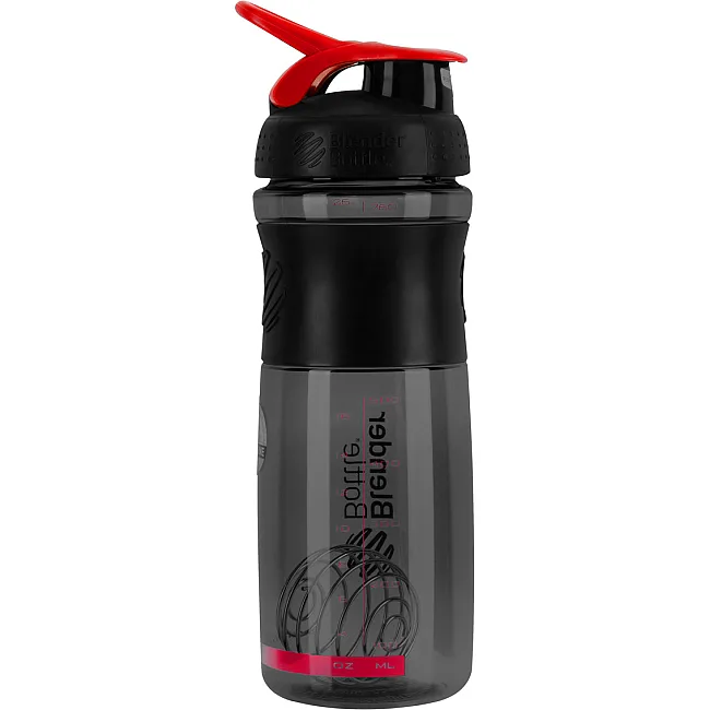 Спортивный шейкер-бутылка BLENDERBOTTLE SportMixer Flip 28oz/820мл Black/Red