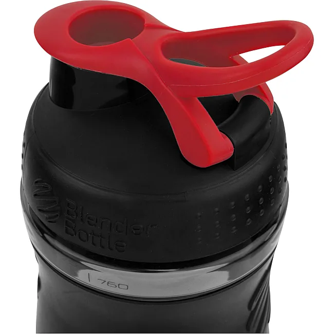 Спортивный шейкер-бутылка BLENDERBOTTLE SportMixer Flip 28oz/820мл Black/Red
