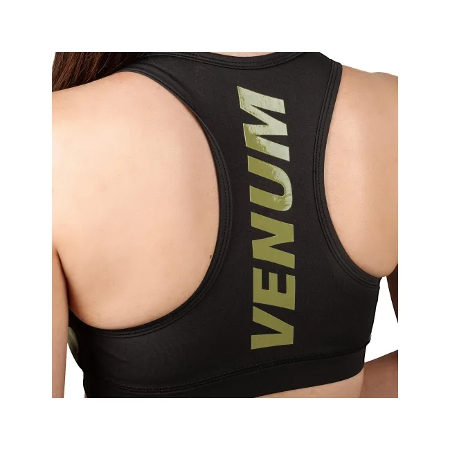 Спортивний топ Venum Power 2.0 Sport Bra Khaki Black