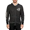 Толстовка AFFLICTION Awakening Light Reversible Zip Off White Black