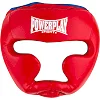 Тренировочный шлем для бокса POWERPLAY 3068 PU+Amara Красно-Синий
