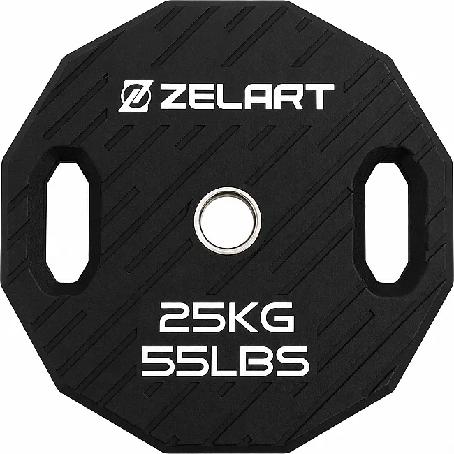 Млинці диски TPU 2 Handle металева втулка ZELART TA-6996-25 (Чорний)