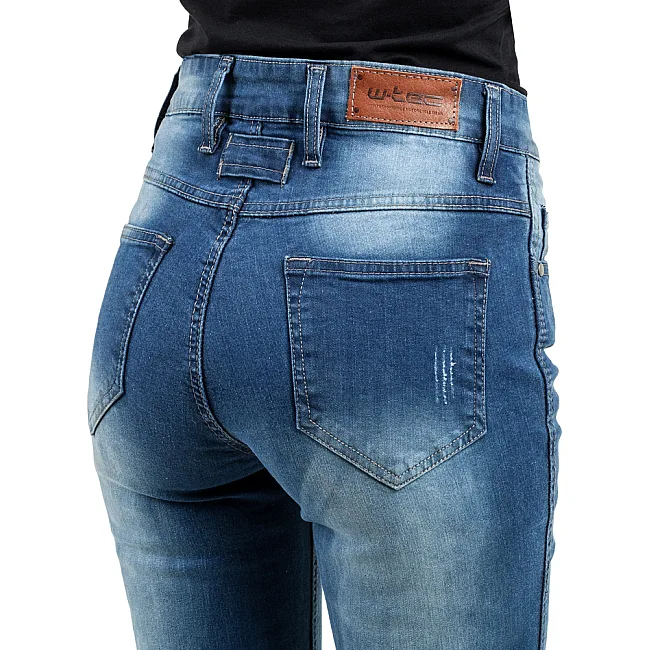 Женские мотоджинсы W-TEC Panimali - синие/XXL