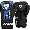 Боксерские перчатки RDX BOXING GLOVES NEW AURA F17 черный, синий