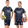 Футбольна форма дитяча із символікою клубу REAL MADRID BELLINGHAM 5 гостьова 2026 SP-SPORT CO-7343 (Темно-синій)