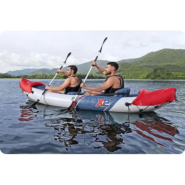Надувна байдарка Bestway 65077 Lite Rapid X2 321 x 88 см