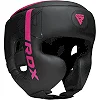 Боксерський шолом RDX F6 KARA Matte Pink M