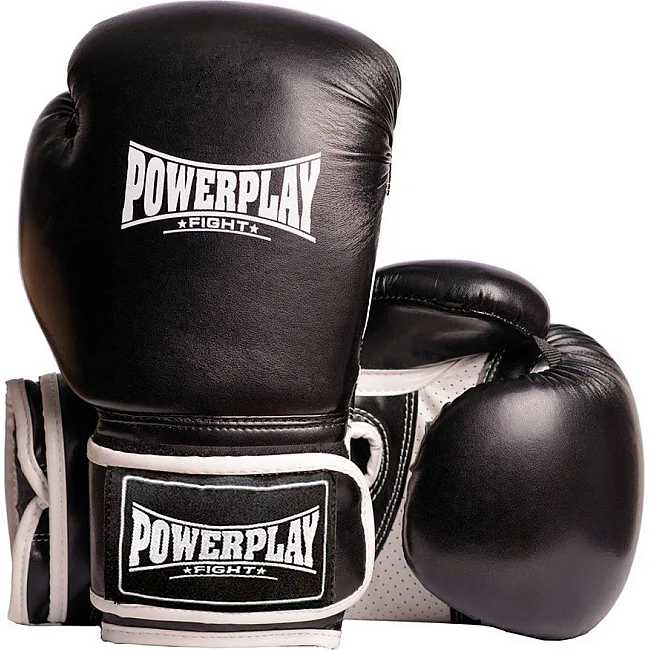 Боксерские перчатки PowerPlay 3019 Challenger Черные