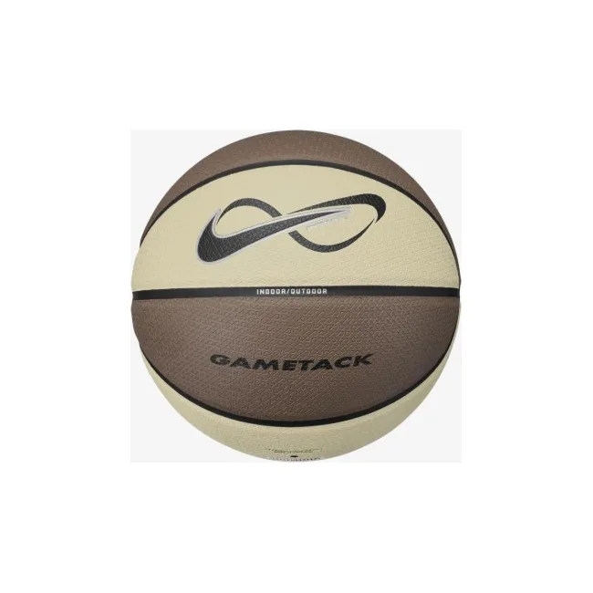 Баскетбольный мяч NIKE INFINITY GAMETACK DEFLATED MINK BROWN/DESERT KHAKI/BLACK/SILVER size 7