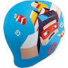 Шапочка для бассейна силиконовая для взрослых MADWAVE Diver M057421 (Голубой)