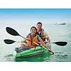 Надувной каяк Intex Challenger K2 351 x 76 x 38 см, зеленый