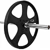 Блины диски стальные для становой тяги Deadlift Pulling Weight Plates ZELART TA-6961-20 (Черный)