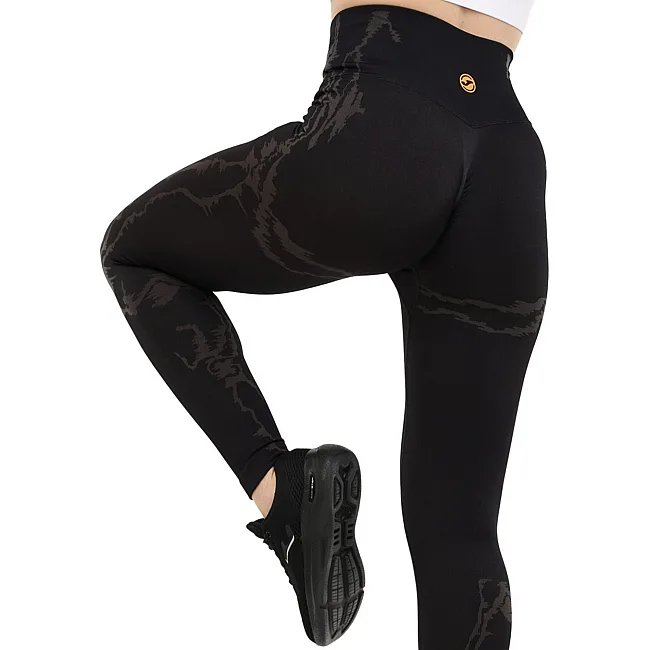 Лосины леггинсы спортивные женские JOMA INDOOR GYM 902892-100 (Черный)