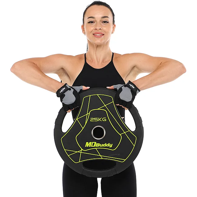 Блин для штанги полиуретановый
 MD Buddy TA-9647-25 51мм 25кг