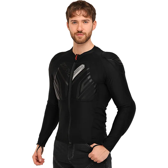 Моточерепаха компрессионная SCOYCO Hermes Body armor AM03-2 (Черный)