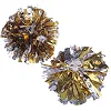 Помпони кулясті Кулі круглі блискучі
 SP-SPORT
 Pom-Poms C-1679 1шт (Срібний-золотий)