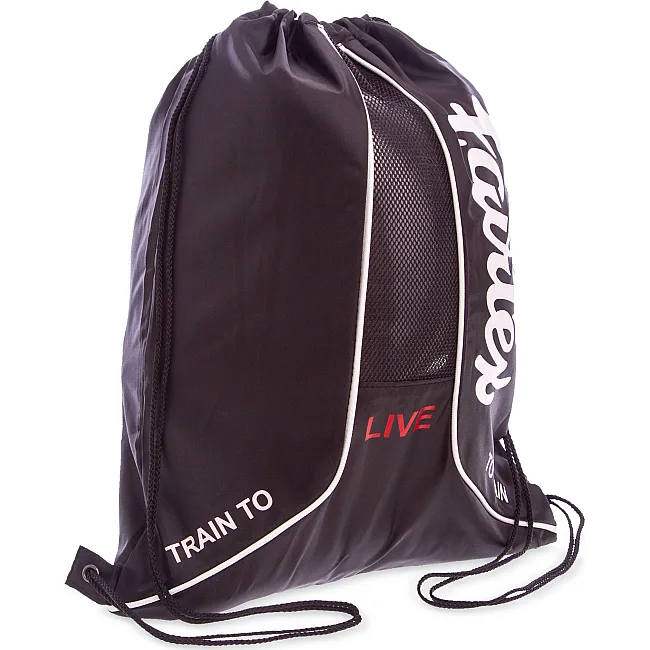 Рюкзак-мішок спортивний
 FAIRTEX BAG6 48x34см (Чорний)