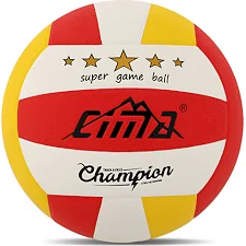 Волейбольний м'яч CIMA VB-9020 CHAMPION №5 PU-червоний (Білий-жовтий)