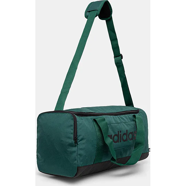 Сумка спортивна Adidas LINEAR DUFFEL S 24L зелений, чорний 22х28х53 см