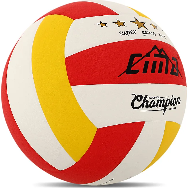 Волейбольный мяч
 CIMA VB-9020 CHAMPION №5 PU
-красный (Белый-желтый)