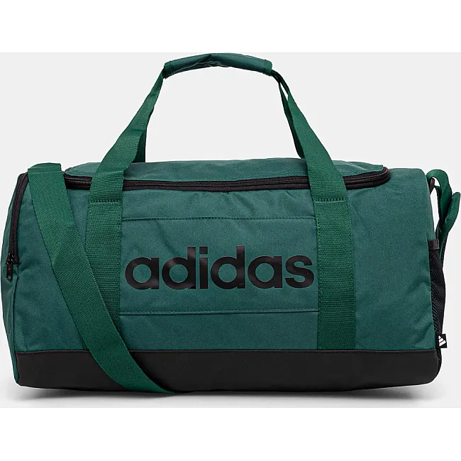 Сумка спортивна Adidas LINEAR DUFFEL S 24L зелений, чорний 22х28х53 см