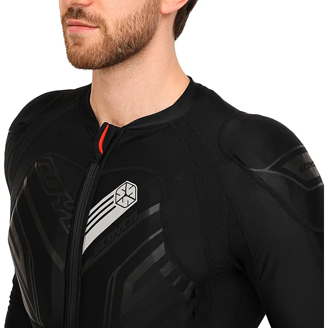 Моточерепаха компрессионная SCOYCO Hermes Body armor AM03-2 (Черный)