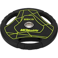 Млинець для штанги поліуретановий MD Buddy TA-9647-25 51мм 25кг