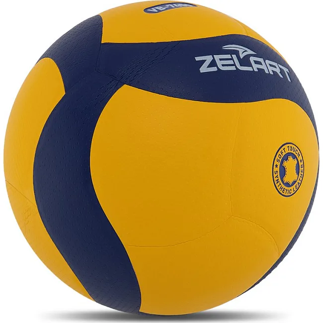 Волейбольный мяч
 ZELART
 VB-7450 №5 PU (Желтый-синий)
