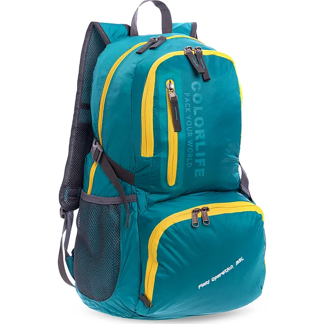 Спортивный рюкзак COLOR LIFE 1554 35л (Бирюзовый)