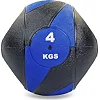 Медбол мяч медицинский двуручный с хватами RECORD FI-5111-4 4кг