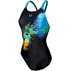 Купальник закрытый для женщин Arena VIBRANT SWIMSUIT SWIM PRO BACK черный