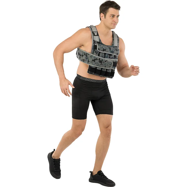 Обтяжливий жилет
 з регульованою вагою LiveUp WEIGTH VEST LP8195-20 вага-1-20кг