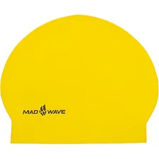Шапочка для бассейна латексная для взрослых MADWAVE SOLID SOFT M056502 (Желтый)