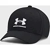Кепка UNDER ARMOUR Youth Sportstyle Lockup Adj черный детский OSFM