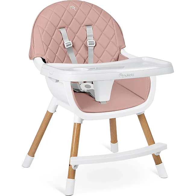 Стульчик для кормления Nukido Lilo 63 х 64 х 93 см - розовато-белый