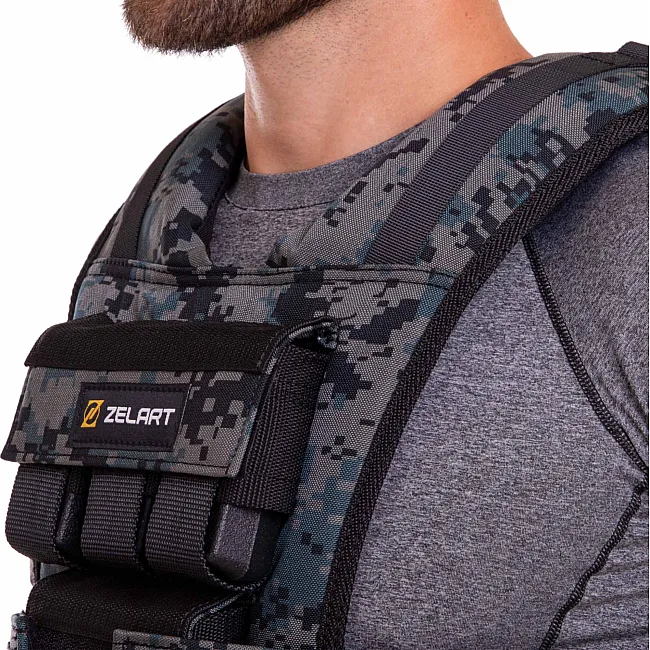 Обтяжливий жилет
 з регульованою вагою ZELART
 WEIGTH VEST TA-7817-10 вага-1-10кг