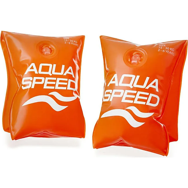 Детские нарукавники для плавания Aqua Speed ARMBANDS 6083 оранжевый возраст 1-2