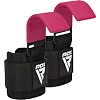 Крюки для тяги на запястье RDX W5 Gym Hook Strap Pink Plus